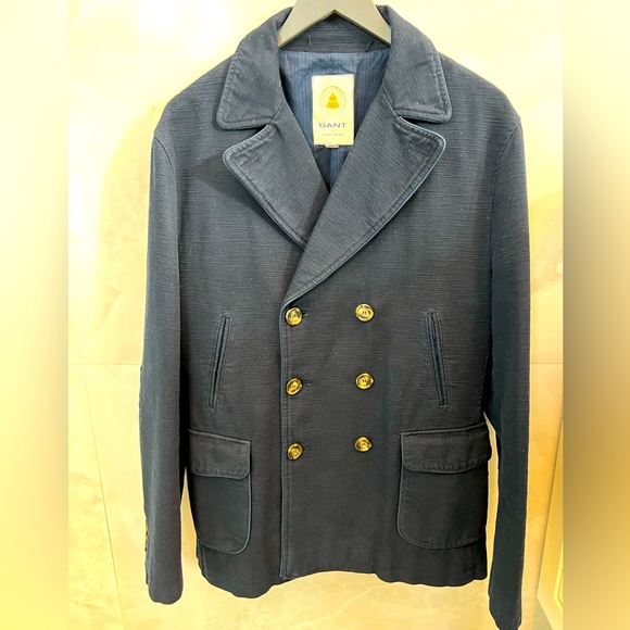 Michael Bastian Men's Double Breasted Blazer,Large,Color:Blue,Made in Portugal. - Picture 7 of 7